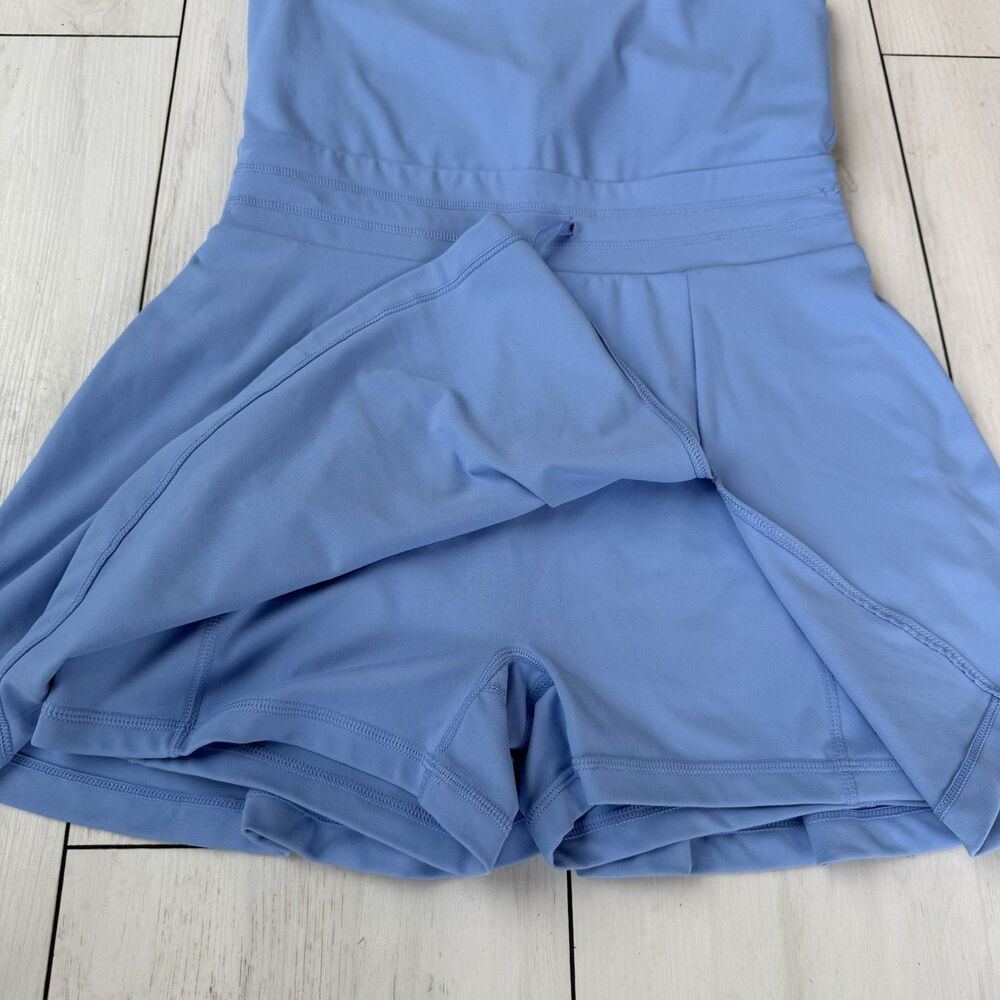 Blogilates Women's Small Game Set Match Halter Active Dress - Steel Blue - Picture 7 of 13